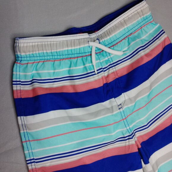 ⭐ PLACE Sport Boys Elastic Waist Board Shorts Swim Trunks Drawstring Lined sz Lg - Picture 2 of 6